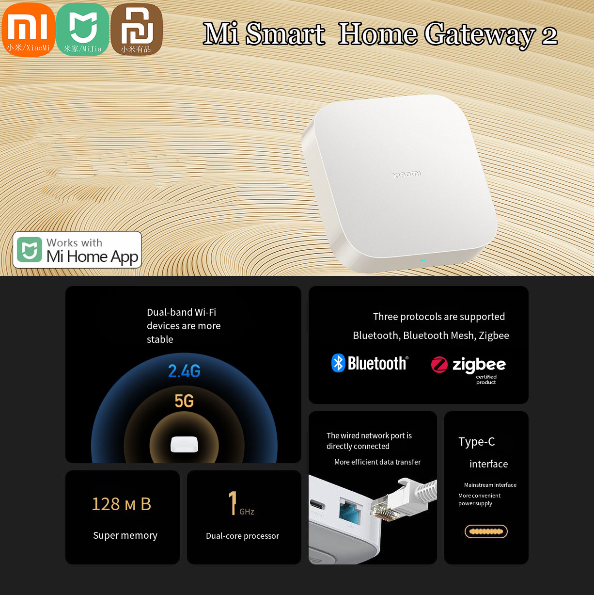 Smart Home Hub Xiaomi - Original Xiaomi Mijia Smart Home Hub