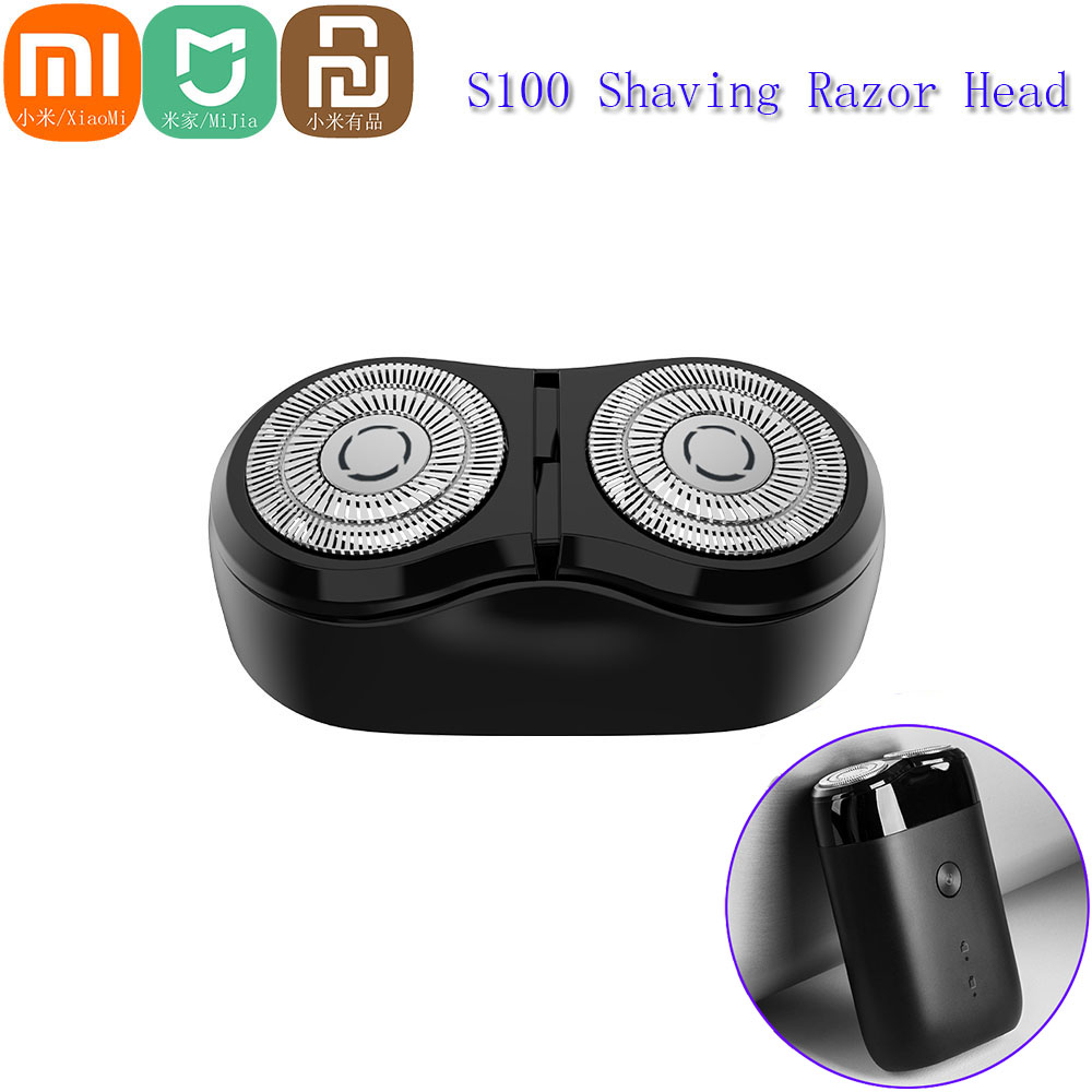 Smart Home Xiaomi Devices - Original Xiaomi Mijia สมาร์ท S100 หัวโกนเปลี่ยนมีดโกนหนวดไฟฟ้าหัว