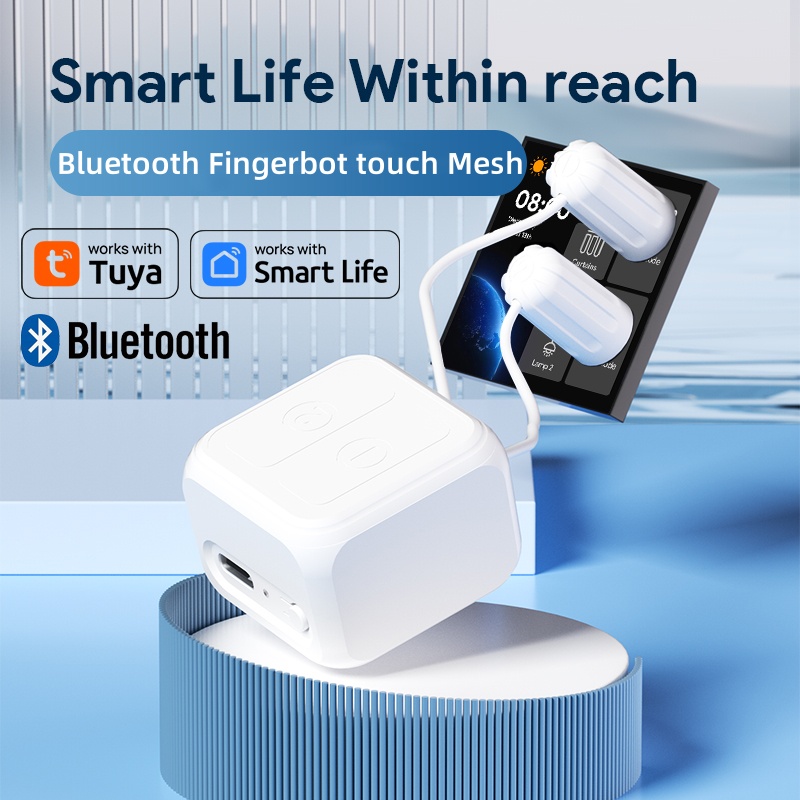Smart Home Japan - หุ่นยนต์นิ้วสัมผัสหน้าจอสำหรับ Tuya Bluetooth รีโมทคอนโทรลอัจฉริยะ ตั้งเวลาคลิกหน้าจอ รองรับ