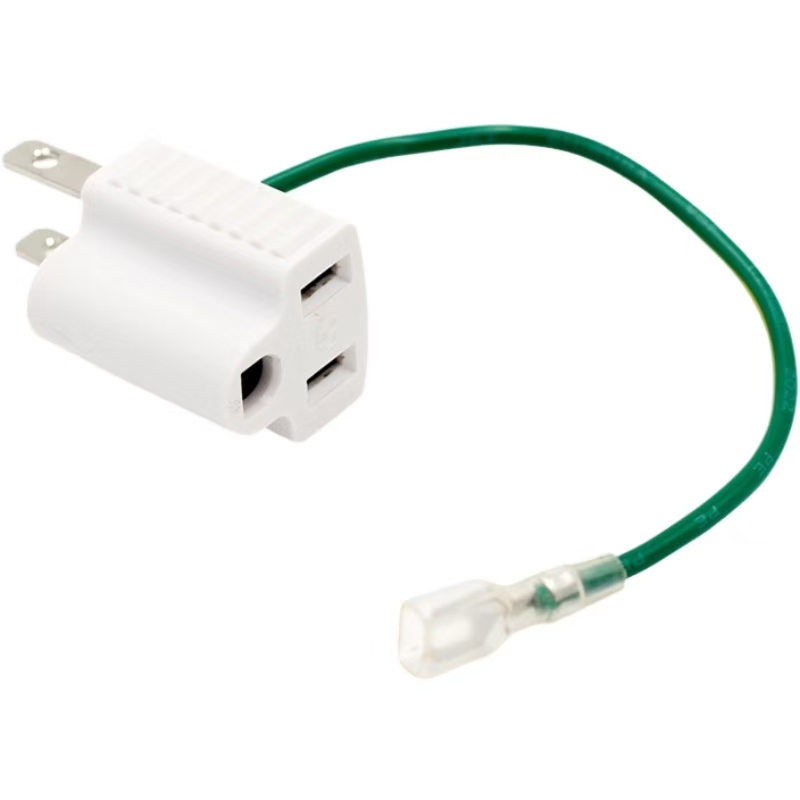Smart Home Japan - ตัวแปลงปลั๊กไฟมาตรฐาน ปลั๊กไฟ AC 2 ขา พร้อมอะแดปเตอร์สำหรับเดินทาง
