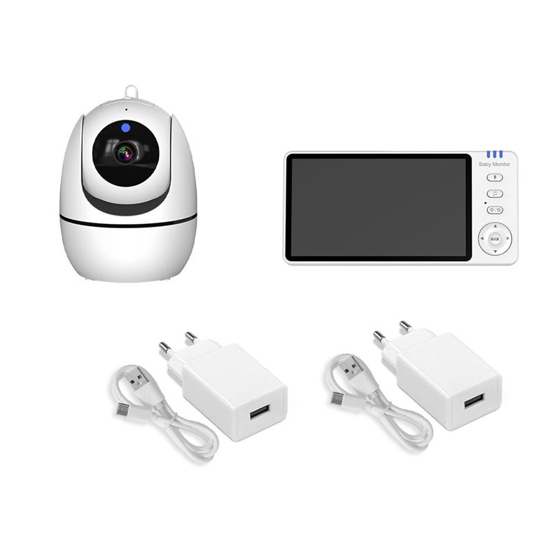 Smart Home Video - ABUL-วิดีโอเบบี้มอนิเตอร์ 2.4G 355 ° กล้องวงจรปิดพร้อมหน้าจอแสดงอุณหภูมิ สมาร์ทโฮม