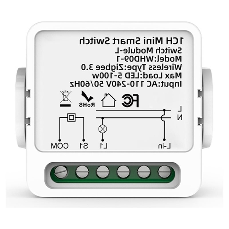 Smart Home Voice Control - T21C รองรับการควบคุมด้วยเสียง ไม่ต้องใช้สายกลาง ใช้งานร่วมกับ Smart Life,