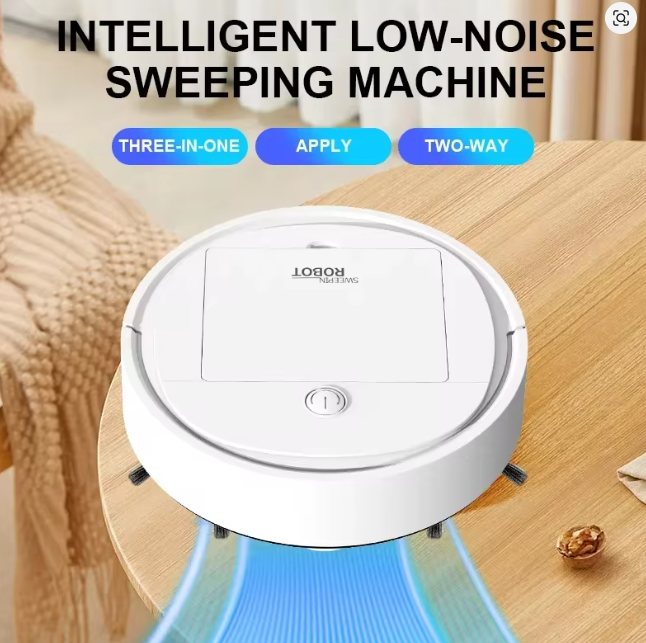 Smart Home Office - เครื่องดูดฝุ่นหุ่นยนต์ไร้สายอัจฉริยะ 1500Pa 3-in-1 ถูพื้น กวาดพื้น ทำความสะอาดสำหรับโฮมออฟฟิศ