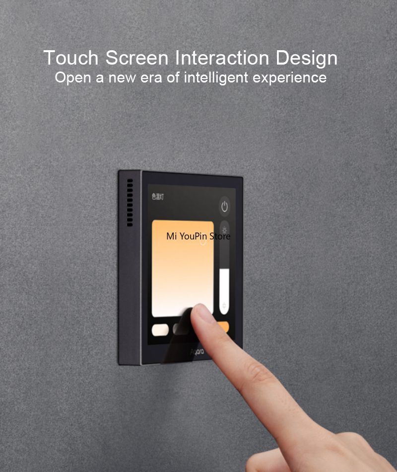 Smart Home Touchscreen Control Panel - สวิตช์แผงควบคุมอัจฉริยะ Aqara รุ่นใหม่ S1 หน้าจอสัมผัสสี IPS
