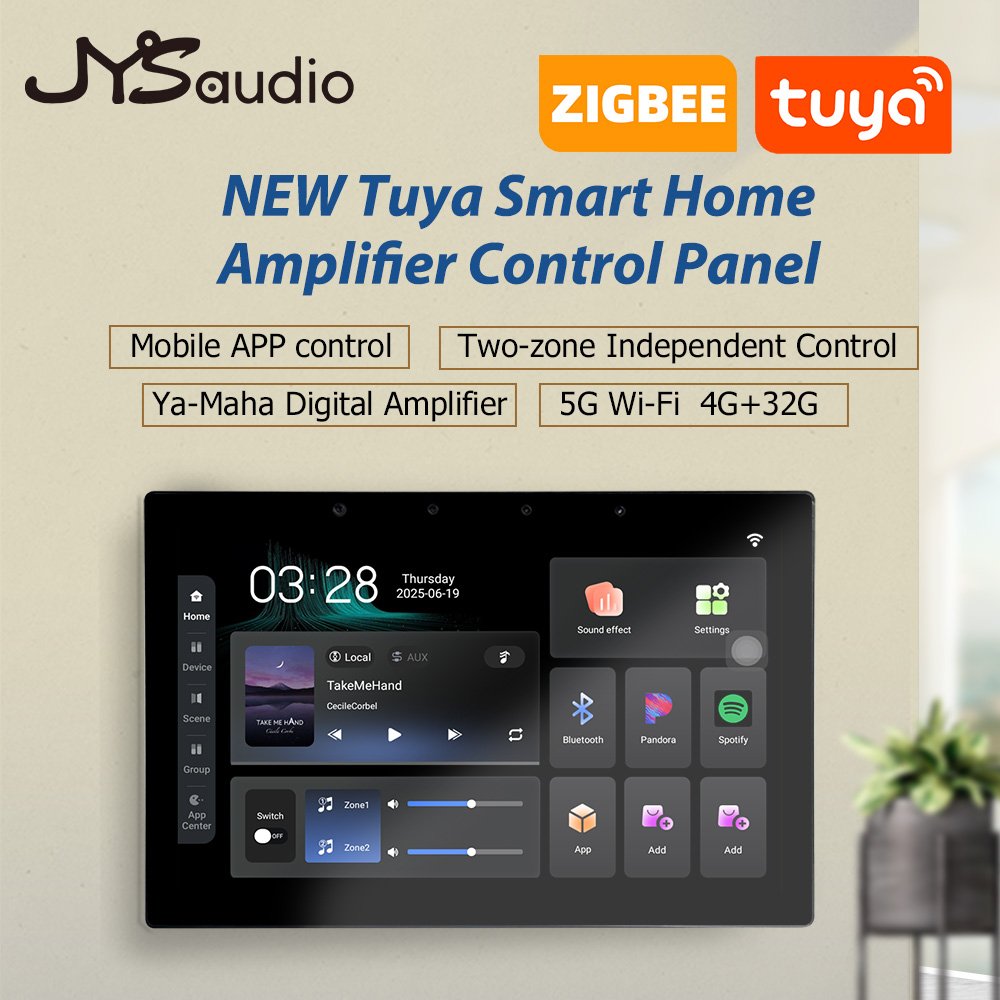 Smart Home Touchscreen Control Panel - แผงควบคุมเครื่องขยายเสียงอัจฉริยะ Tuya รุ่นใหม่ หน้าจอสัมผัสสูงสุด 10.1 นิ้ว