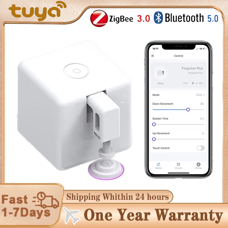 Smart Home Japan - Tuya Zigbee Bluetooth Fingerbot Plus รุ่นหุ่นยนต์กดปุ่ม