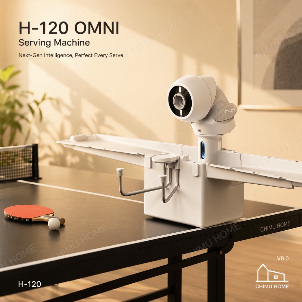 Smart Home Control - 【CHIMU HOME】OMNI เครื่องเสิร์ฟลูกปิงปองอัจฉริยะ ควบคุมผ่านแอพพลิเคชั่น โปรแกรมฝึกซ้อมปิงปองระดับมืออาชีพ ตัวปล่อยลูกอัตโนมัติ