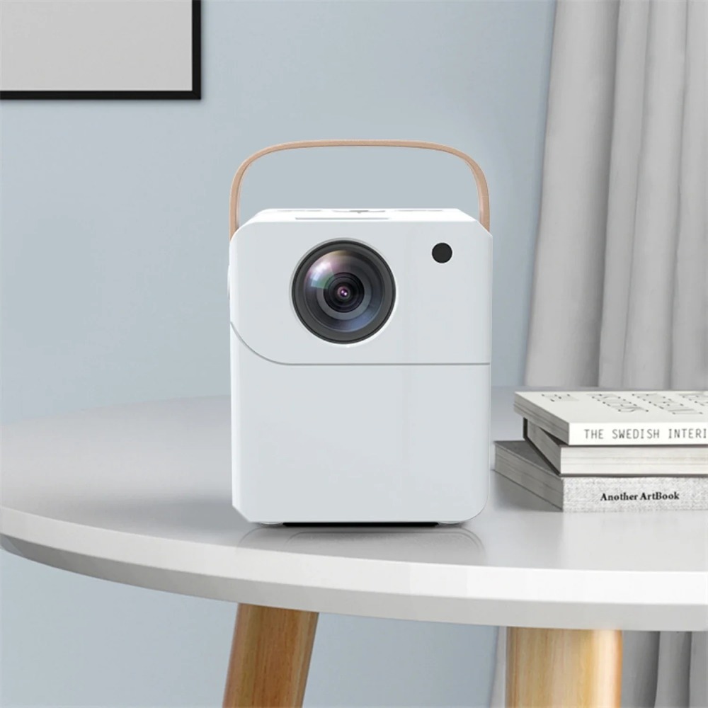 Smart Home Video - สมาร์ทแบบพกพา 4K โปรเจคเตอร์มินิโฮมเธียเตอร์ Android กลางแจ้ง WiFi