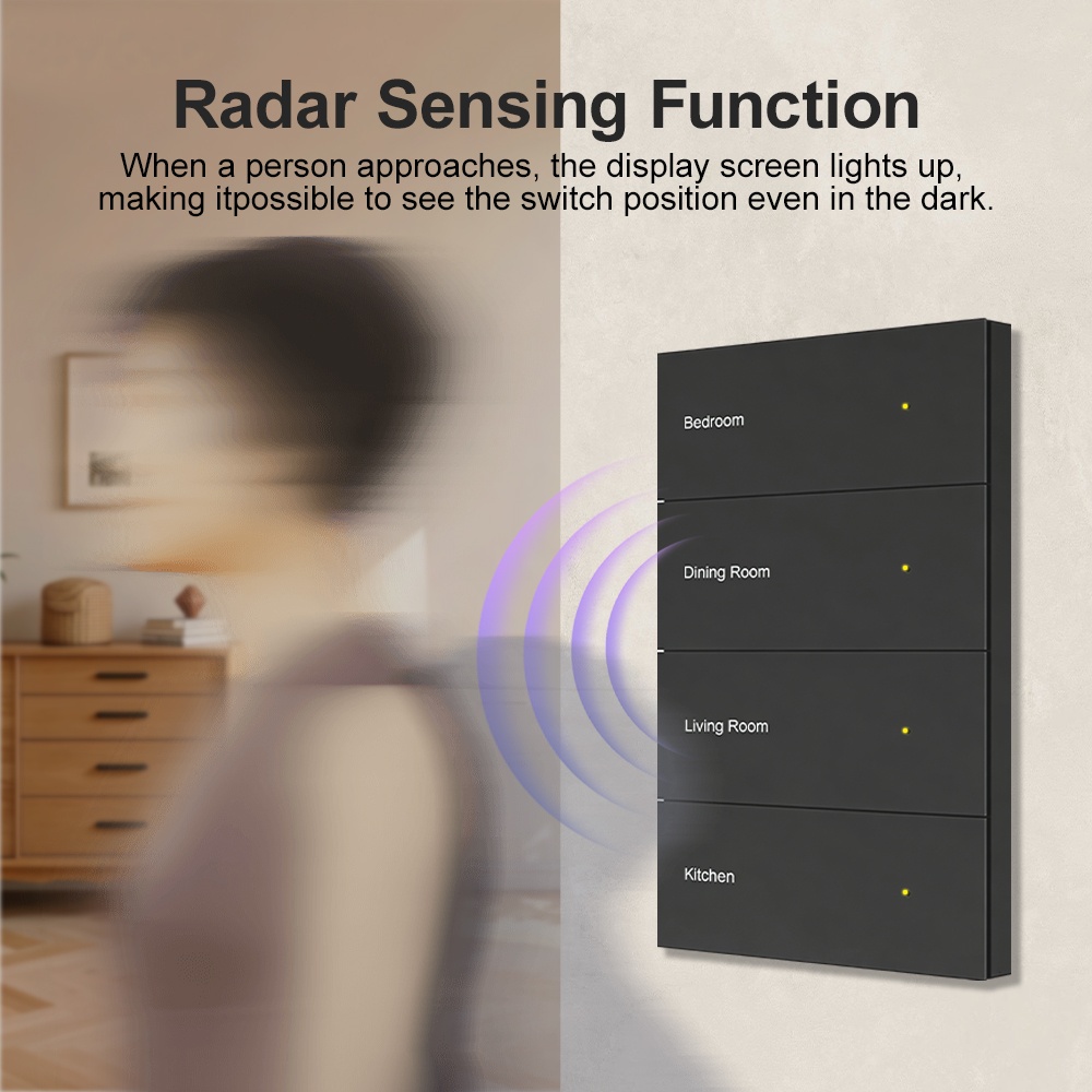สวิตช์ไฟอัจฉริยะ Manhot DIY Na - Smart Home Voice Control บทวิจารณ์และราคา