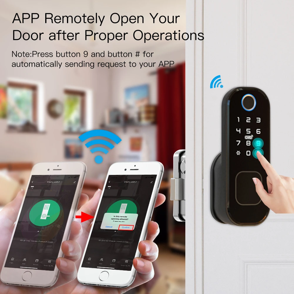 Moes WiFi Tuya ล็อคด้วยลายนิ้ว - Smart Home Hotel บทวิจารณ์และราคา
