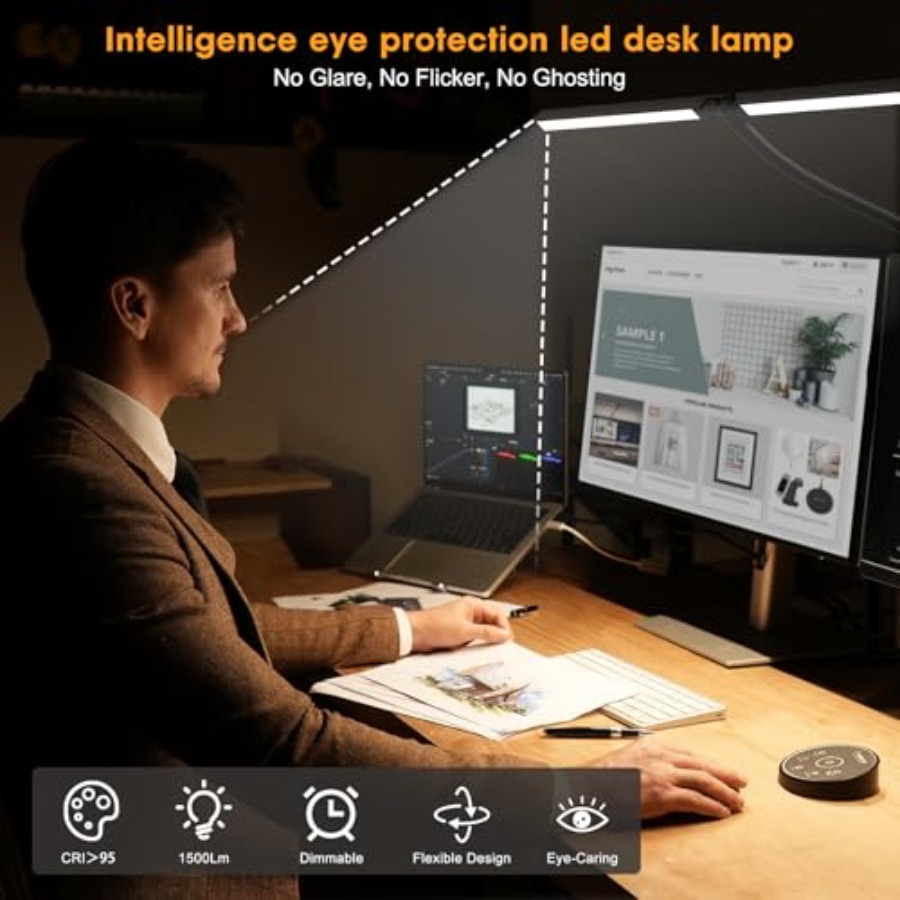 โคมไฟตั้งโต๊ะ LED สำหรับสำนักง - Smart Home Office บทวิจารณ์และราคา