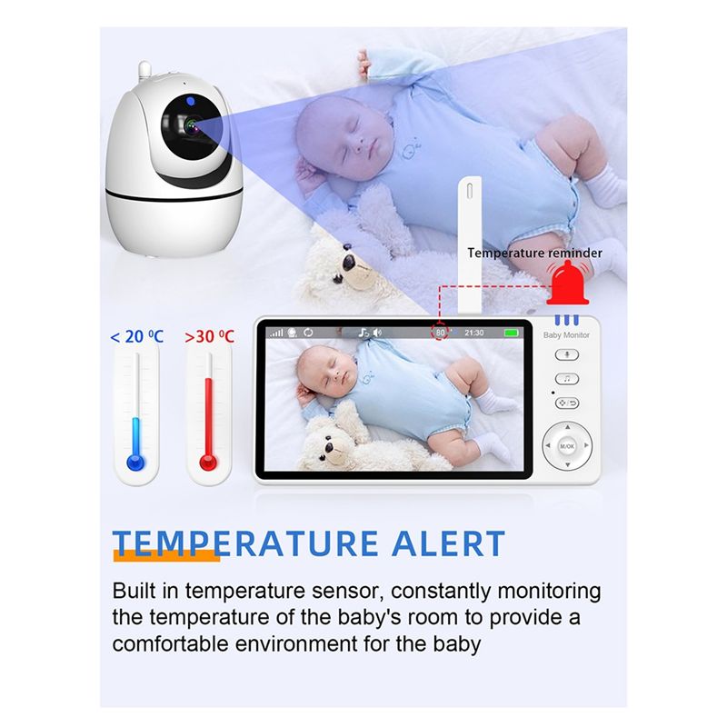 ABUL-วิดีโอเบบี้มอนิเตอร์ 2.4G - Smart Home Video บทวิจารณ์และราคา