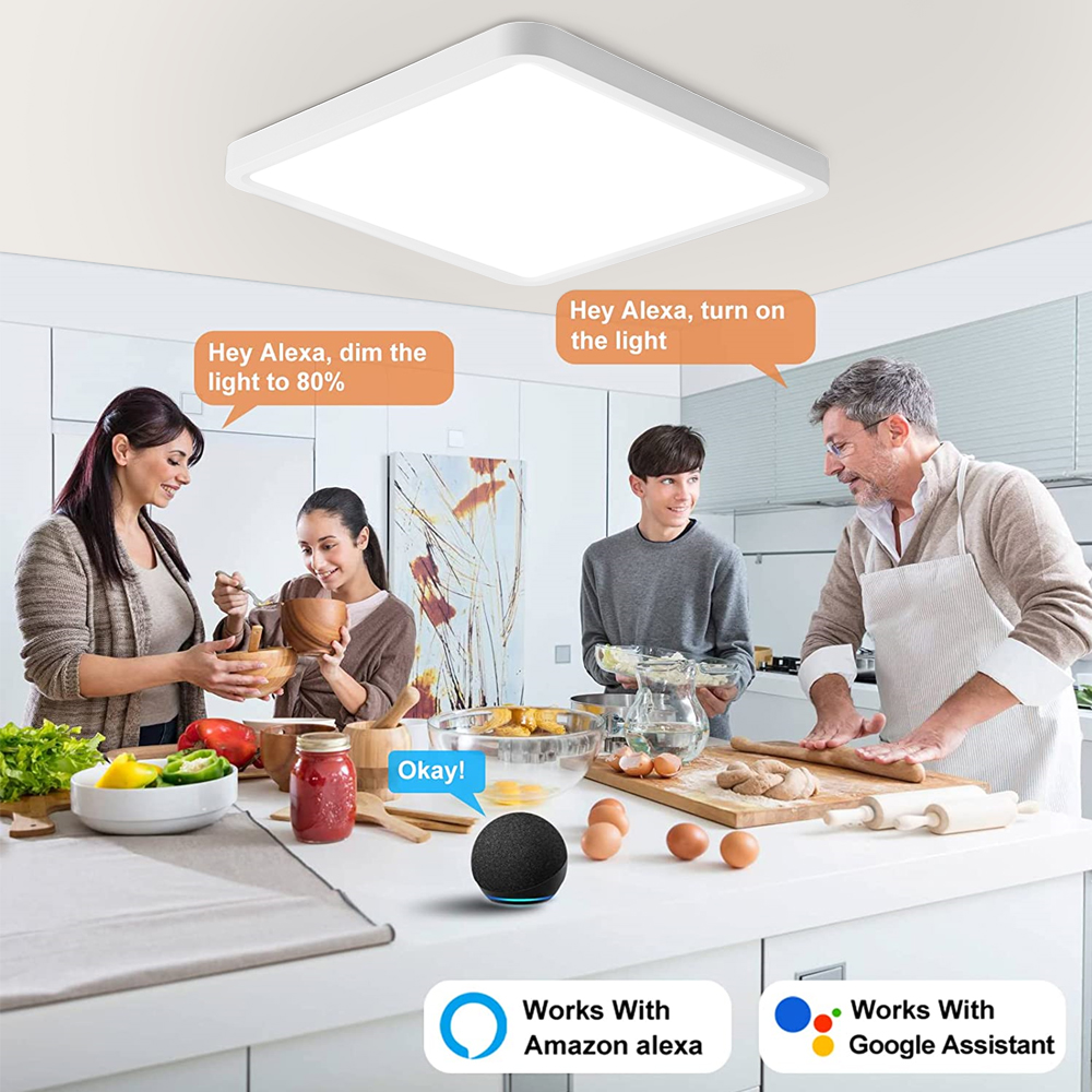 โมเดิร์น LED ไฟติดเพดานสมาร์ท  - Smart Home Touchscreen Control Panel บทวิจารณ์และราคา