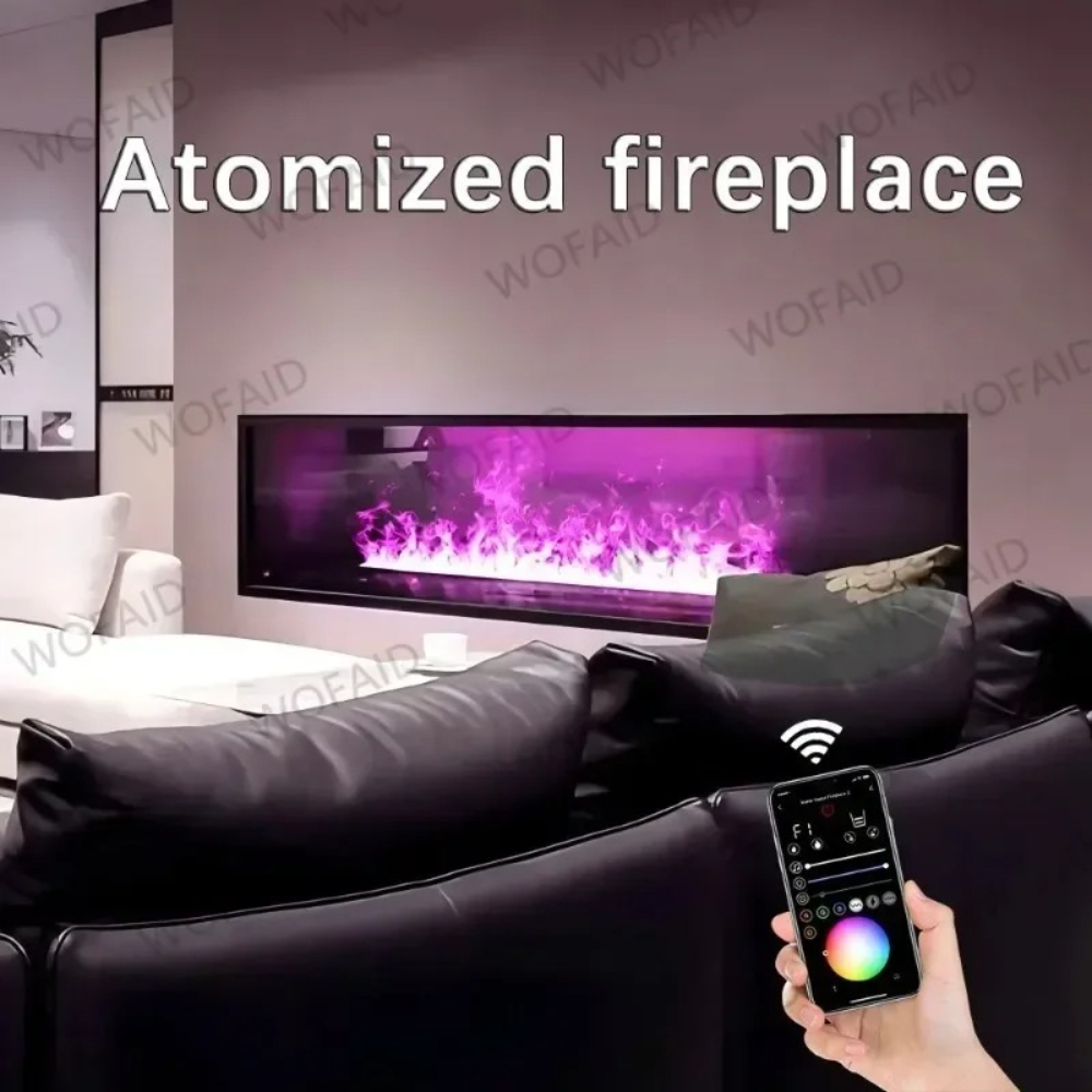 เตาผิงแบบพ่นน้ำ 3 มิติ เปลวไฟห - Smart Home Market บทวิจารณ์และราคา