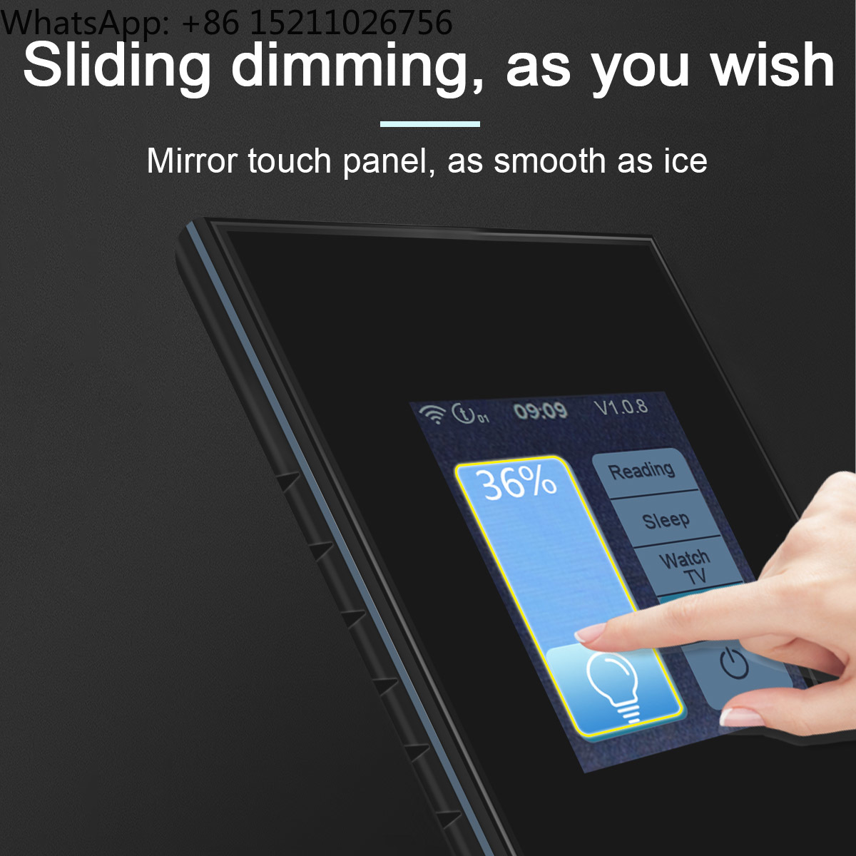 แผงควบคุมหน้าจอสัมผัส LCD Lanb - Smart Home Touchscreen Control Panel บทวิจารณ์และราคา