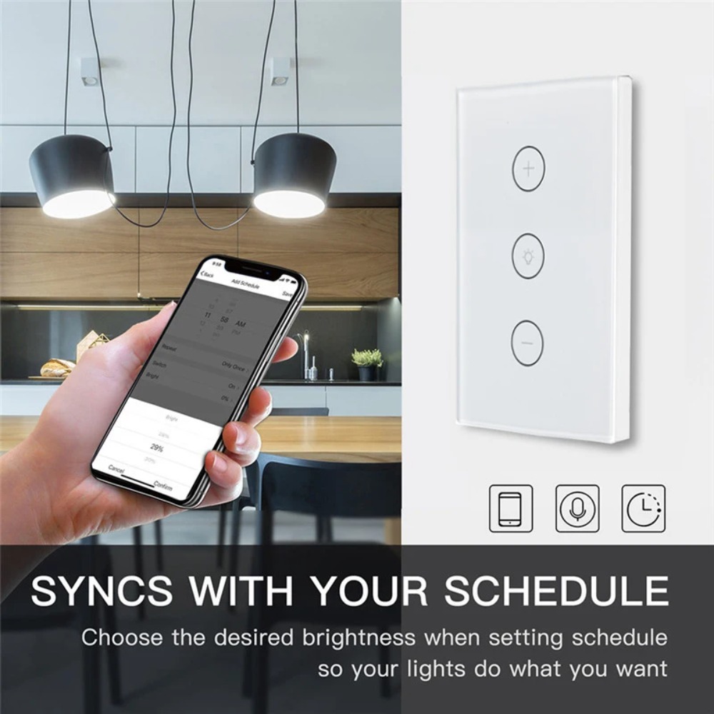 UNKAS Life WiFi Smart Dimmer L - Smart Home Touchscreen Control Panel บทวิจารณ์และราคา