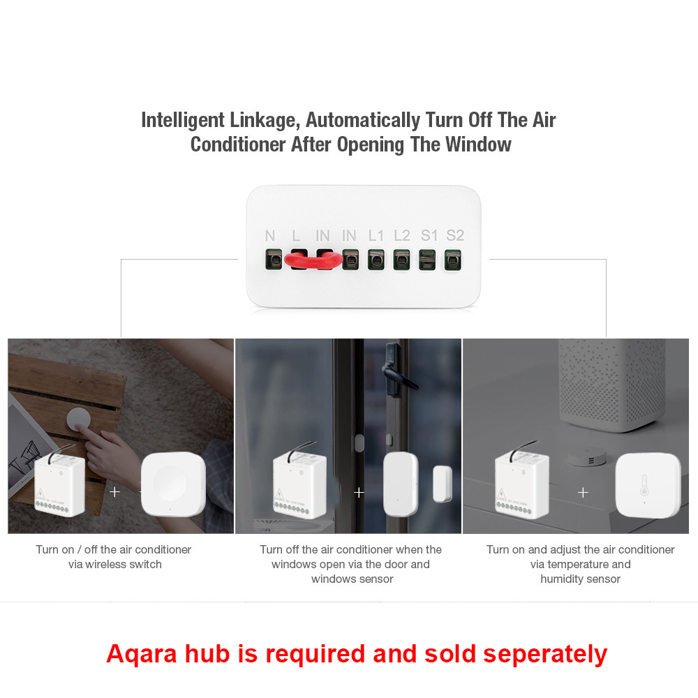 โมดูลควบคุมอัจฉริยะ Aqara แบบส - Smart Home Xiaomi Devices บทวิจารณ์และราคา
