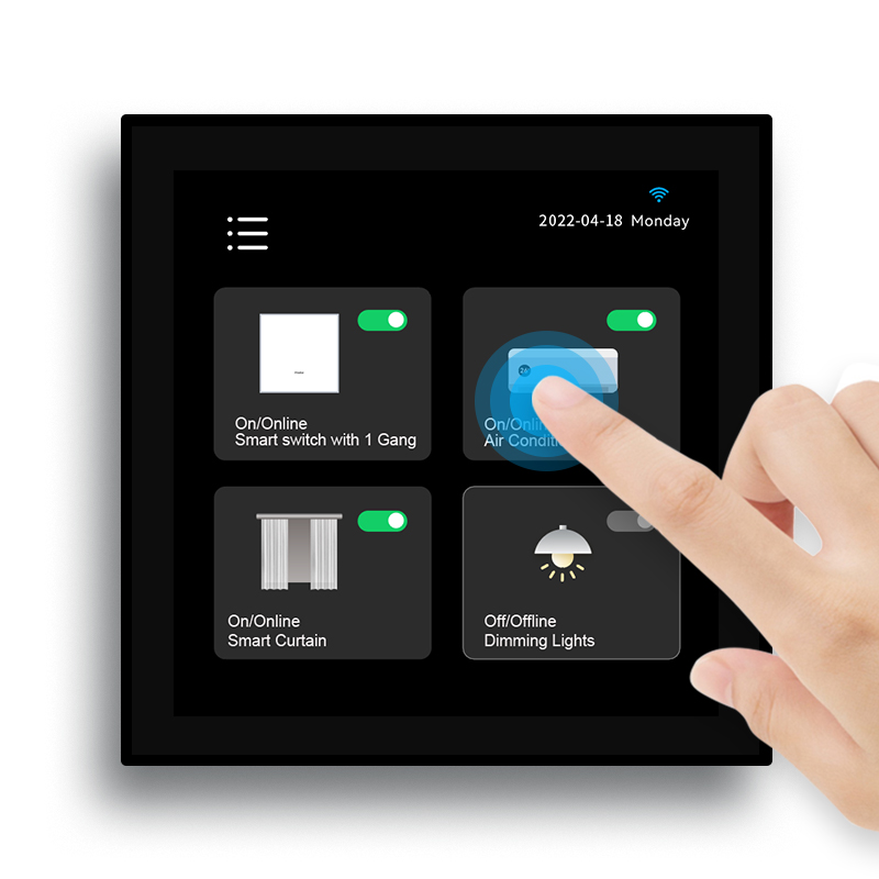 แผงควบคุมหน้าจอสัมผัสขนาด 4 นิ - Smart Home Touchscreen Control Panel บทวิจารณ์และราคา