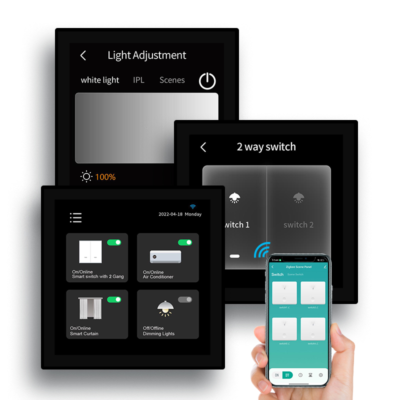 แผงควบคุมหน้าจอสัมผัสขนาด 4 นิ - Smart Home Touchscreen Control Panel บทวิจารณ์และราคา