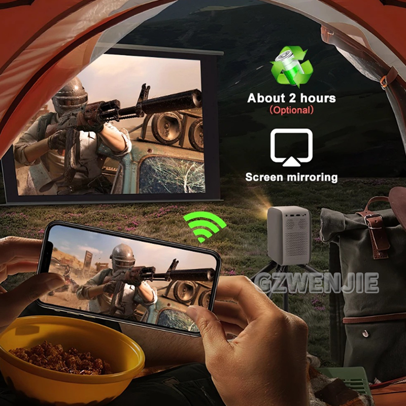 H6 มินิโปรเจคเตอร์ LED 1080P ฟ - Smart Home Video บทวิจารณ์และราคา