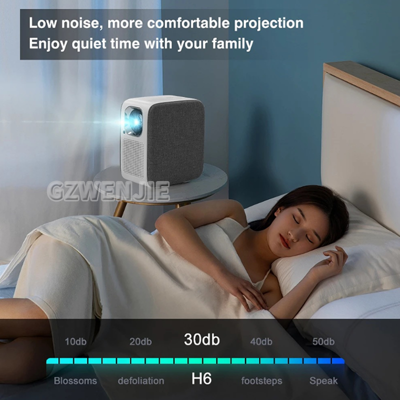 H6 มินิโปรเจคเตอร์ LED 1080P ฟ - Smart Home Video บทวิจารณ์และราคา