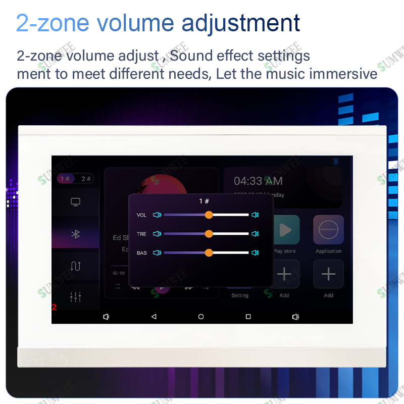 บ้านสมาร์ท Auido ในเครื่องขยาย - Smart Home Touchscreen Control Panel บทวิจารณ์และราคา