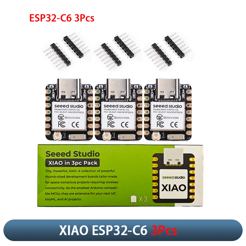 XIAO ESP32-C6 3 ชิ้นบอร์ดพัฒนา - Smart Home Iot บทวิจารณ์และราคา