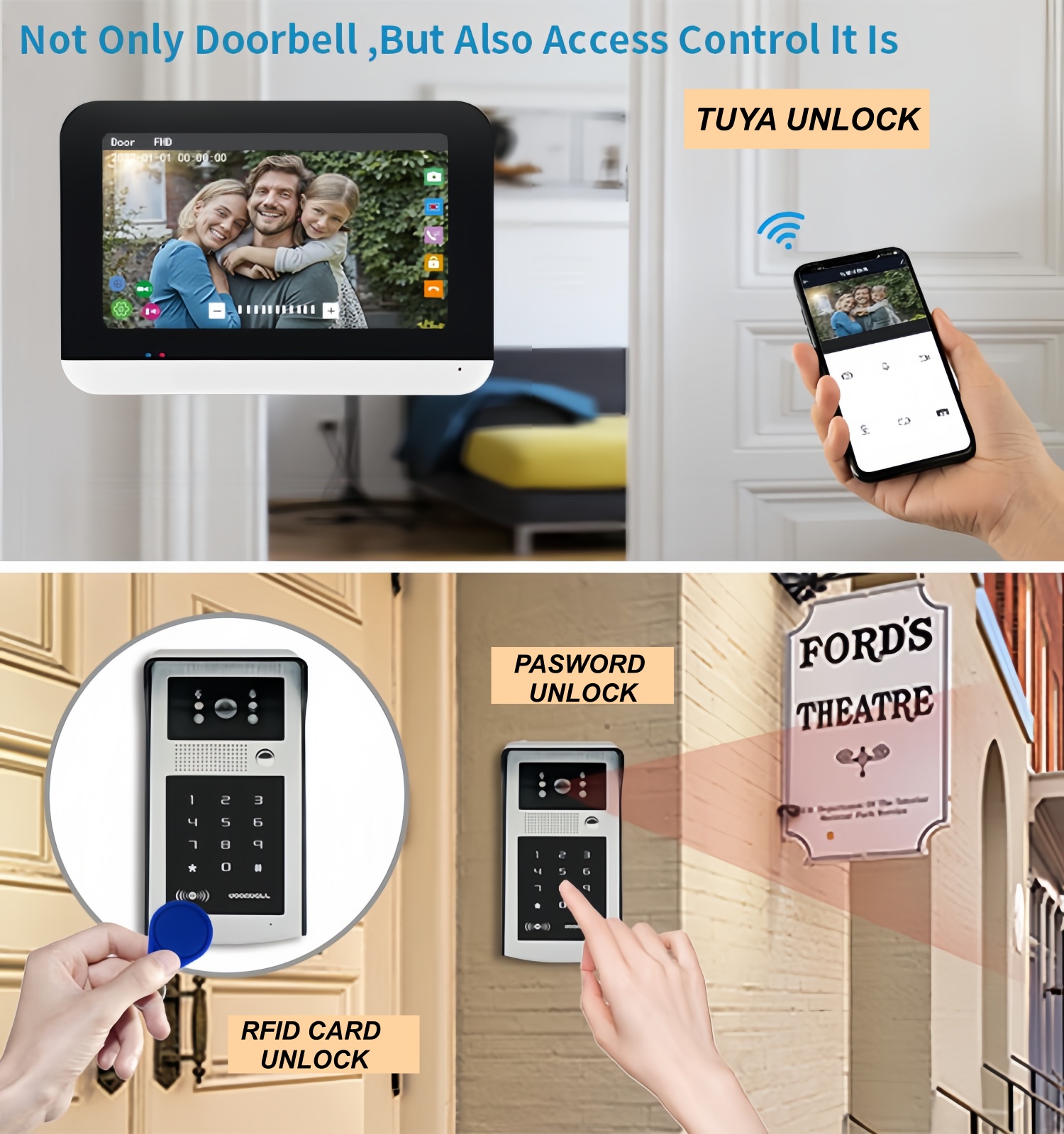 ระบบอินเตอร์คอมวิดีโอไร้สาย TU - Smart Home Video บทวิจารณ์และราคา
