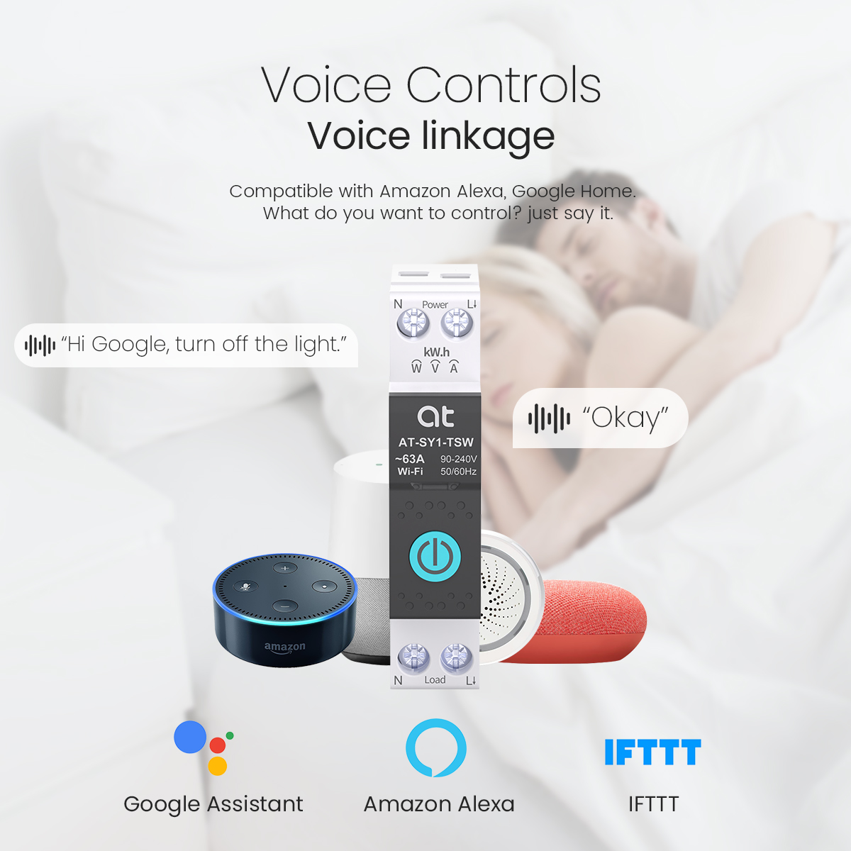 เบรกเกอร์วงจรไฟฟ้าอัจฉริยะ Tuy - Smart Home Voice Control บทวิจารณ์และราคา