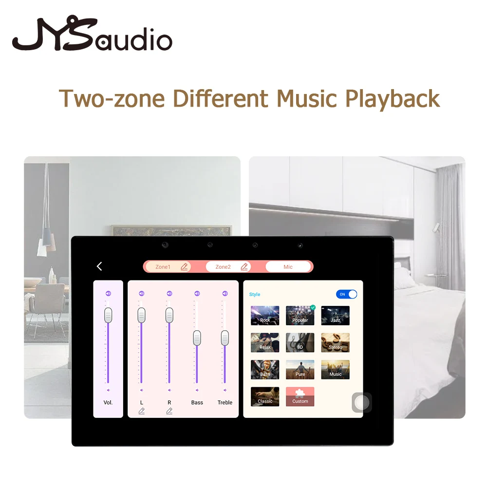 แผงควบคุมเครื่องขยายเสียงอัจฉร - Smart Home Touchscreen Control Panel บทวิจารณ์และราคา