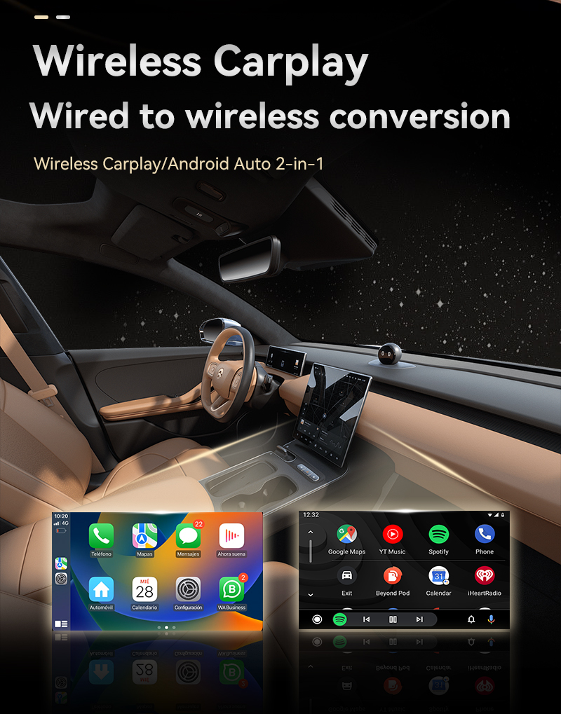 ดองเกิล CarPlay ไร้สาย 2in1 อะ - Smart Home Iot บทวิจารณ์และราคา