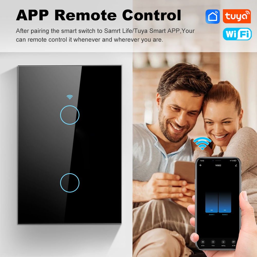 สวิตช์ไฟติดผนังแบบสัมผัส Smart - Smart Home Touchscreen Control Panel บทวิจารณ์และราคา