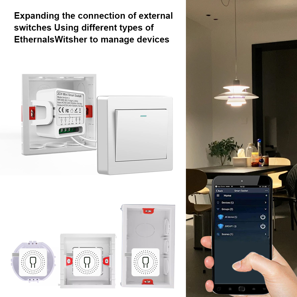 สวิตช์อัจฉริยะ Tuya แบบ 2 ทาง  - Smart Home Voice Control บทวิจารณ์และราคา