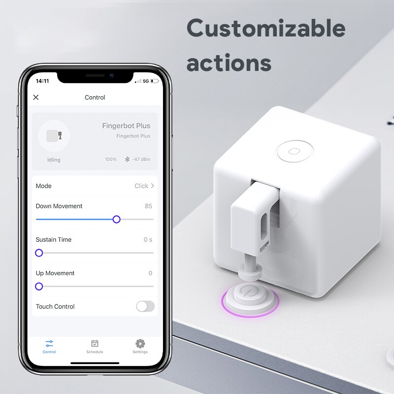 หุ่นยนต์นิ้วมือ Tuya Finger Ro - Smart Home Japan บทวิจารณ์และราคา