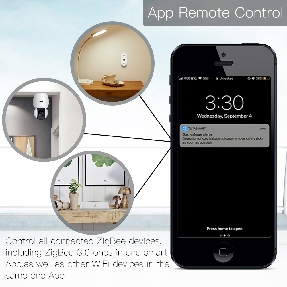 MOES Tuya ZigBee Wireless GATE - Smart Home Hub Xiaomi บทวิจารณ์และราคา