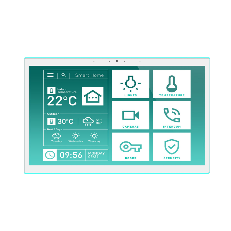 แผงควบคุมบ้านอัจฉริยะแบบติดผนั - Smart Home Touchscreen Control Panel บทวิจารณ์และราคา